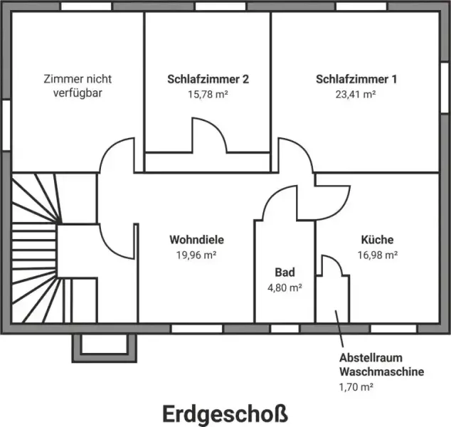 grundriss ferienwohnung fewo oesterlein
